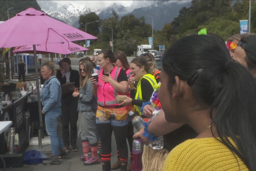 Crowd watching an event at the Glacier Games