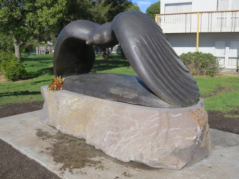 "Flight" sculpture by Llew Summers