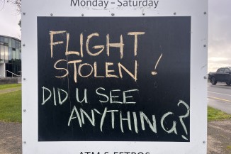 Call for help on Mt Pleasant notice board