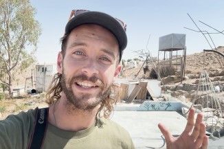 Cole Martin in his video to Prime Minister Christopher Luxon from the West Bank