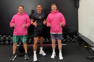 Sam, Josh and Brandon from Summit for Strength in a gym