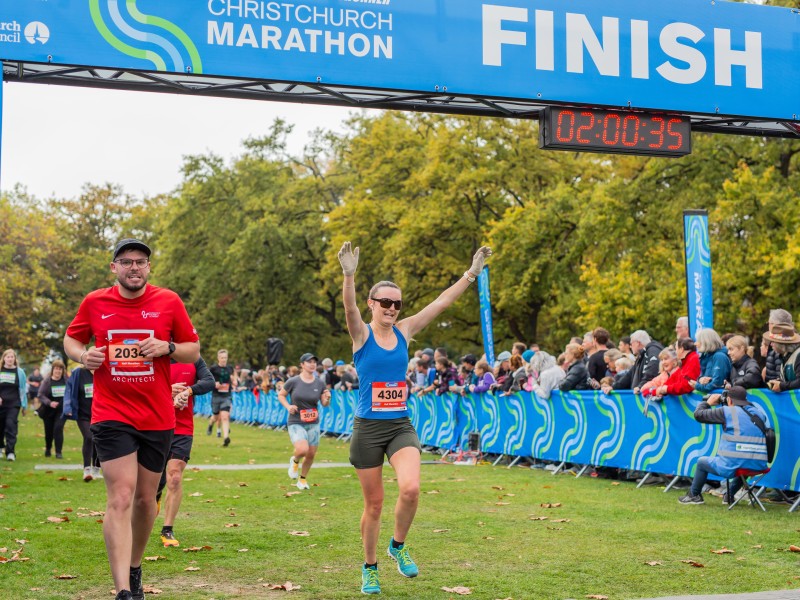 Chch finish line