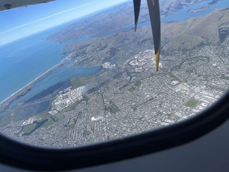 Fire view from plane