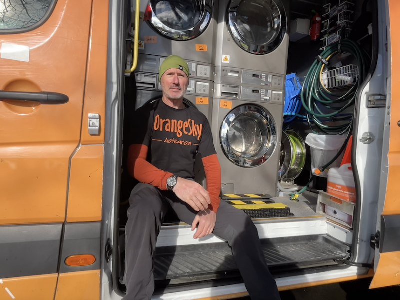 Richard Stark Orange Sky volunteer