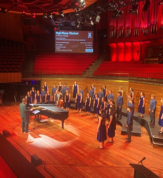 St Andrews choir Louis Johnston