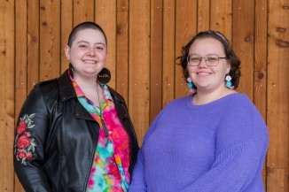 PRISM co-creators Nat Young (they/ them) and Amber Jones (she/ her)