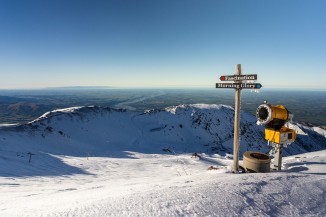 Mt Hutt ski field 