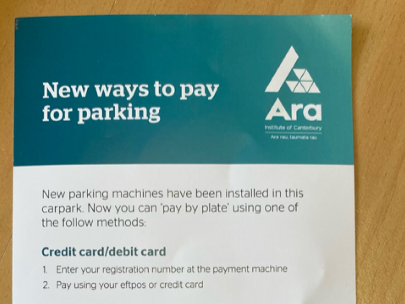 Ara Parking flyer