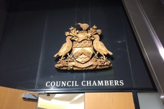 City Council sign