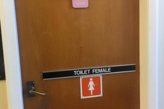  Female toilet sign 