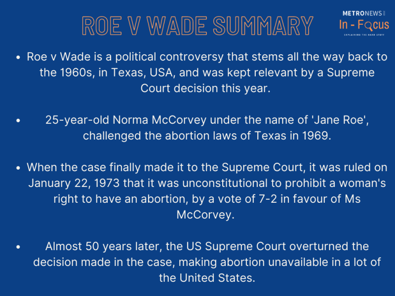 Roe v Wade In Focus