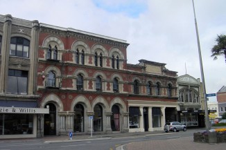 Venetian buildings in Tuam Street Christchurch NZ