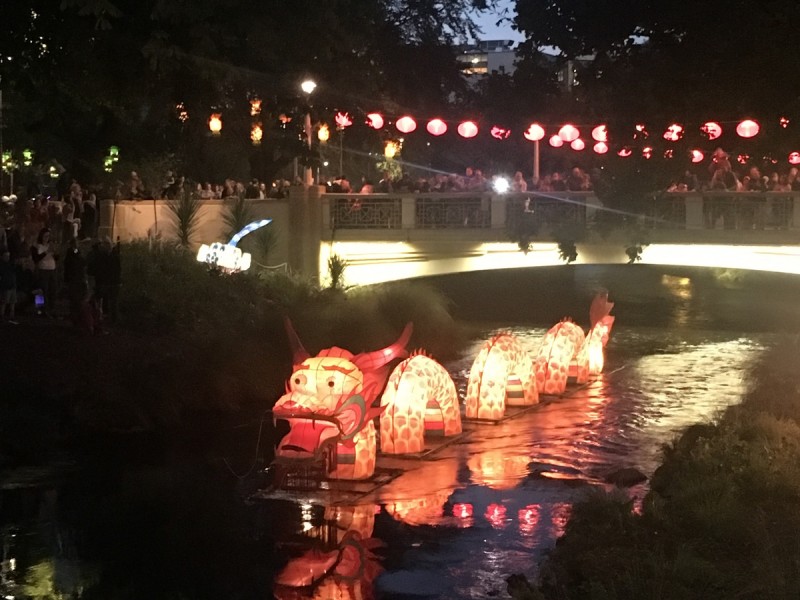 The Christchurch lantern festival has brought the centre city back to