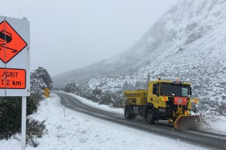 snowfall on state highways NZTA
